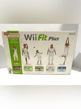 Brand New Nintendo Wii Fit Plus with Balance Board & Game- Everything Sealed